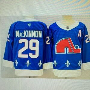 Nathan MacKinnon Blue Stitched Jersey❣️